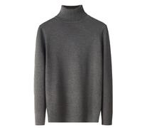 Pull Col Roulé Homme Cotton Pull Laine, Ajusté Manches Longues Thermal Pullover Basique Couleur Pure Sweater Chauds Doux Pulls Casual Slim Fit Activités Hiver