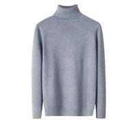Pull Col Roulé Homme Cotton Pull Laine, Ajusté Manches Longues Thermal Pullover Basique Couleur Pure Sweater Chauds Doux Pulls Casual Slim Fit Activités Hiver
