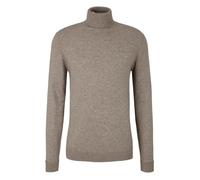 Pull col roulé homme Tom Tailor marron - Coupe droite - Manches longues 3XL