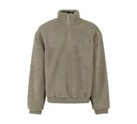 Urban Classics Oversized Teddy Half Zip Sweater Vert L Homme