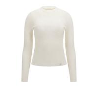 Pull col v col rond femme Guess Hanna Blanc XL