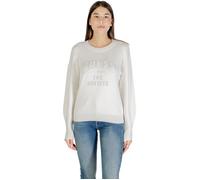 Pull col v col rond femme Guess Leighton logo M
