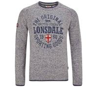 Vêtements GANT Stretch Cotton Cable V-Neck pour Accessoires S Bleu