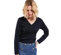 Pull col V femme Armor-Lux Locmine Bleu XS