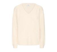 Pull col V femme b.young Omea 2 Beige M