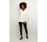 CULTURE Pull-over 'CU Olivia' blanc, Taille XXL