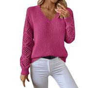 Pull col v Femme Esprit Pull Noir Femme Capuche