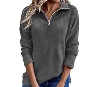 Pull col v Femme Esprit Pull Personnalisable Blanc