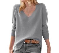 Pull col v Femme Esprit Pull y2k Rose