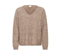 Pull col v femme fransa Sanny 8 Beige S