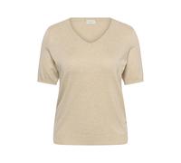 Pull col V femme KAFFE Curve Lizzy Gris M