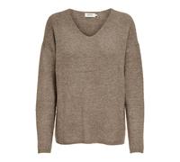 Pull Col-V femme Only Camilla Beige S