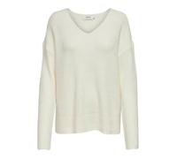 Only Femme Onlcamilla V-Neck L/S Pullover KNT Noos Pull en Tricot, Bouleau, M EU