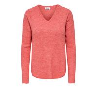 Pull col V femme Only Camilla Orange S