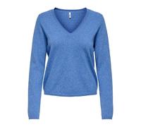 Only Pull col V femme Loyal – Bleu – Taille S