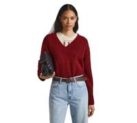 Pull col v femme Pepe Jeans Denisse Rouge L