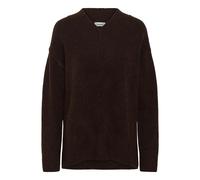 Pull col V femme Soaked in Luxury Slbean Marron M