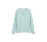 Pull col V femme Tom Tailor Basic Bleu 2XL