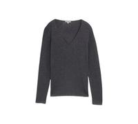 Pull col V femme Tom Tailor Basic Gris M