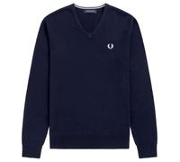 Pull col V Fred Perry Classic - Bleu - Homme XS