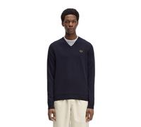 Pull col V Fred Perry Classic Bleu M