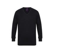 Pull col V Henbury Bleu XL