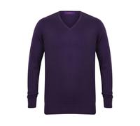 Pull col V Henbury Violet XS