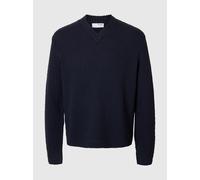 Pull col V Homme Selected slhangus est tricote detendu BLUE XL