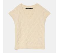 Pull Col V Maille Torsadée Vmpiper Femme Vero Moda