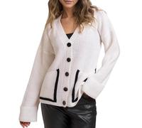 Pull Col V sans Manche Femme Shirt Cher Fluide Rayé Clair Cachemir Rouille Scandinave Roule Ete XXXL Mamie Taupe Année Personnalisé Originale Intégrée Retournée Roses