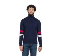 Pull col zippÃ© Rossignol Signature Bleu M