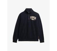 Superdry Vintage Athletic Half Zip Sweatshirt Noir M Homme