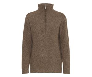 Pull cole roulé femme Pulz Jeans Astra Marron S