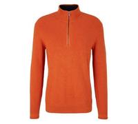 Pull coton col camionneur droite Tom Tailor - Orange - Homme 2XL