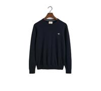 Pull coton col rond Gant Classic Bleu M