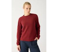 Pull coton micro bulle femme KnowledgeCotton Apparel Rouge XL