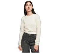 Pull court femme - URBAN CLASSICS - Feather - Blanc - Manches longues - Col en côtes XL