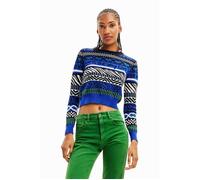 Pull court frises femme Desigual L