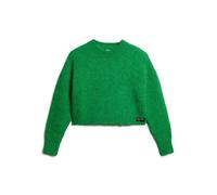 Pull court texturÃ©e femme Superdry Vintage Vert L