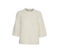 Pull crop femme KAFFE Emilie Blanc XL