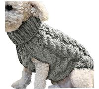 Pull de chien pulls petits chiens à col roulé à col roulé à col roulé pull en tricot élastique chariot d'hiver hiver épais chaud de petites vêtements de chien classiques pour chihuahua yorksyie tac