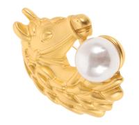 Pull de col décoratif Metal Lady Brooch esthétique pour Le Costume pour Femmes vêtements épingle d'alliage de Zinc doré