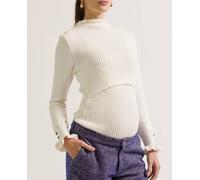 Pull de grossesse et allaitement dorothée ivoire L