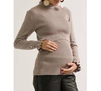 Pull De Grossesse Et Allaitement Dorothée Taupe S
