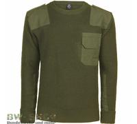 PULL DE LA Bundeswehr olive bw pull hiver chasse extérieur armée pull de trav...