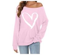 Pull de Noël à épaules dénudées pour femme drôle et sexy à manches longues - Rudolph Renne - T-shirt à manches longues - Pull de Noël - Chemisier de Noël surdimensionné - Merry Christmas - Vêtements