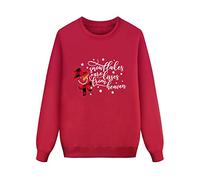 Pull de Noël à manches longues pour toute la famille comme tenue de fête coordonnée avec impression de lettre festive pour des vacances de Noël confortables moments inoubliables dans un look élégant
