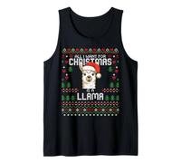 Pull de Noël « All I Want for Christmas is A Llama Ugly Xmas » Débardeur