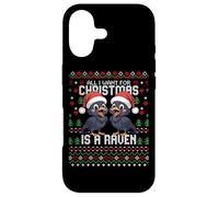 Pull de Noël « All I Want for Christmas is A Raven Ugly Xmas » Coque pour iPhone 17