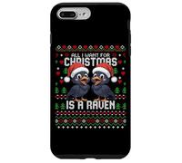 Pull de Noël « All I Want for Christmas is A Raven Ugly Xmas » Coque pour iPhone 7 Plus/8 Plus